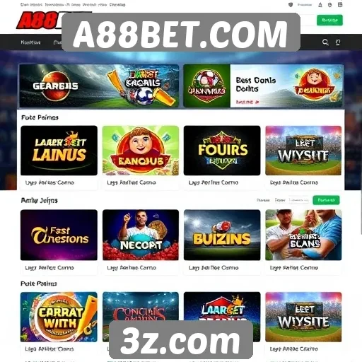 A88BET.COM oferece diversas opções de jogos online
